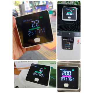 เครื่องวัดฝุ่นpm 2.5 pm 2.5 detector air quality monitor รุ่น RBS-125 วัดค่าฝุ่นPM2.5-อุณหภูมิ-ความชื้นในอากาศ