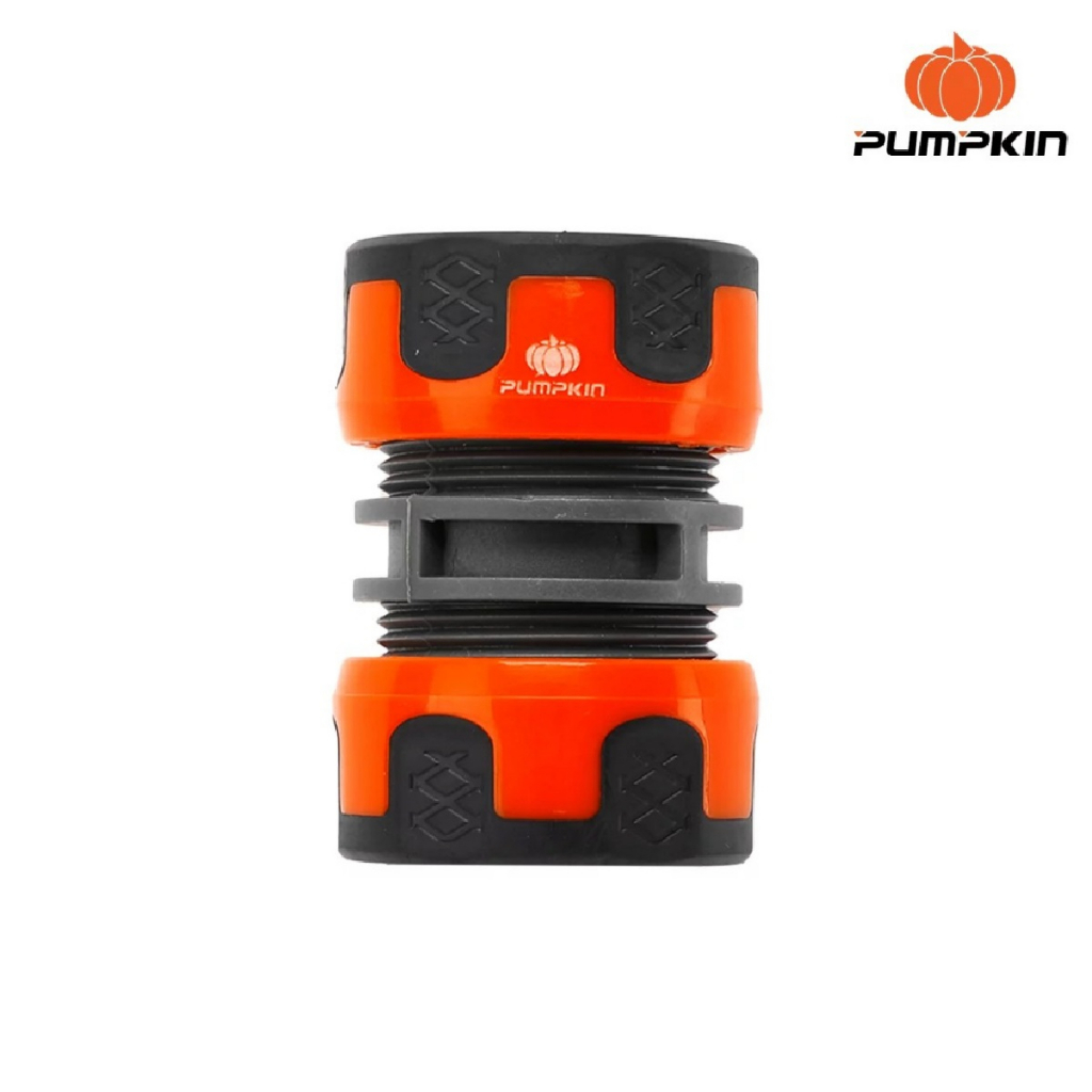 PUMPKIN ข้อต่อสายยางสองทาง แบบหุ้มยาง 1/2" -5/8" PTT-2HR1258S ผลิตจากพลาสติก ABS+PP ทนทานต่อแรงกระแท