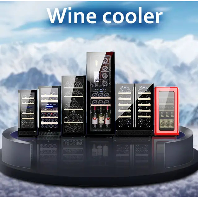 🆕ตู้แช่ไวน์🍇 รุ่นพิเศษควบคุมอุณหภูมิ 2 โซน ขนาด 31 - 105 ขวด ตู้ไวน์ 87-200L Wine Cooler 20-46 Bottles