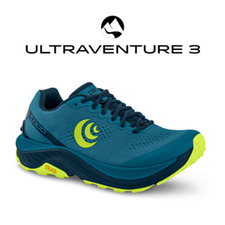 TOPO Ultraventure 3 TOPO Mens Trail - Blue/Lime รองเท้าวิ่งเทรลผู้ชาย (M060-ฟ้า/มะนาว)