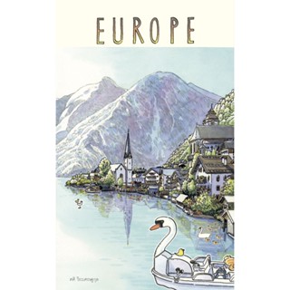 EUROPE Sasis Sketch Book 34 Days in Europe Diary 2 (D2) ศศิ สเก็ตซ์บุ๊ค 34 วันในยุโรป ไดอารี่ 2 พิมพ์ซ้ำ ปกใหม่