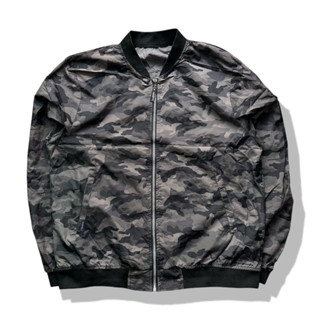 Perspire Outdoor Camo Bomber Jacket รอบอก 48”