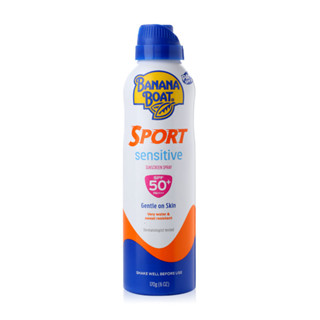 Banana Boat Simply Protect Sport Sensitive Sunscreen Spray SPF50+ PA++++170 ML บานาน่าโบ๊ท ซิมพลี โพรเทค สปอร์ต เซ็นซิทีฟ ซันสกรีน สเปรย์ เอสพีเอฟ50+ พีเอ++++170 มล.