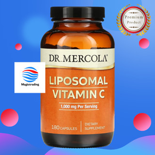 Dr. Mercola Liposomal Vitamin C 1000 mg / 180 Capsules