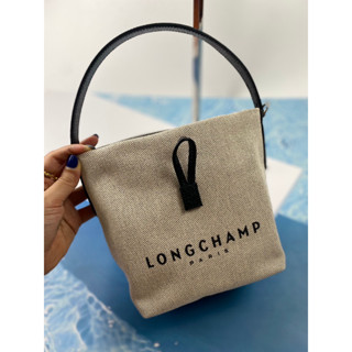 Longchamp ROSEAU Bucket bag XS - Beige ของแท้จากฝรั่งเศส