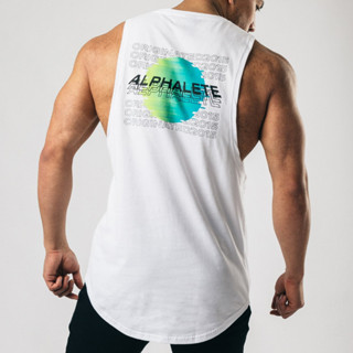 เสื้อกล้าม ALPHALETE #2 / เสื้อกล้ามผ้าคอตตอน เสื้อออกกำลังกาย ผ้านิ่มใส่สบายไม่คันเวลาเหงื่อออก