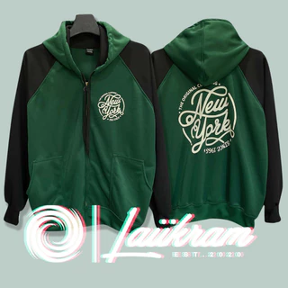 (ของแท้)เสื้อคลุมกันหนาว เสื้อฮู้ด New York รุ่นทูโทนราคาจากโรงงานโดยตรง