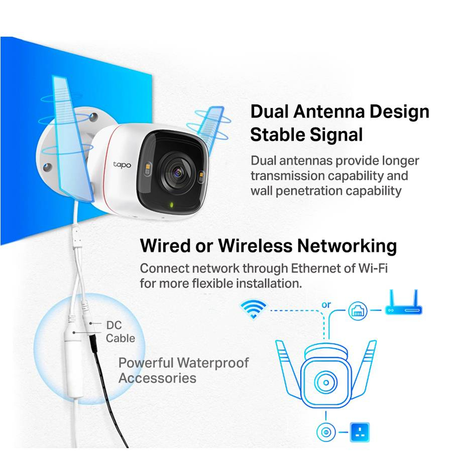 ⚡️กล้องวงจรปิดไร้สาย⚡️ TP-LINK Tapo C310 / C320WS / C500 / C510W / C520WS / C530WS Outdoor Wireless WiFi Camera
