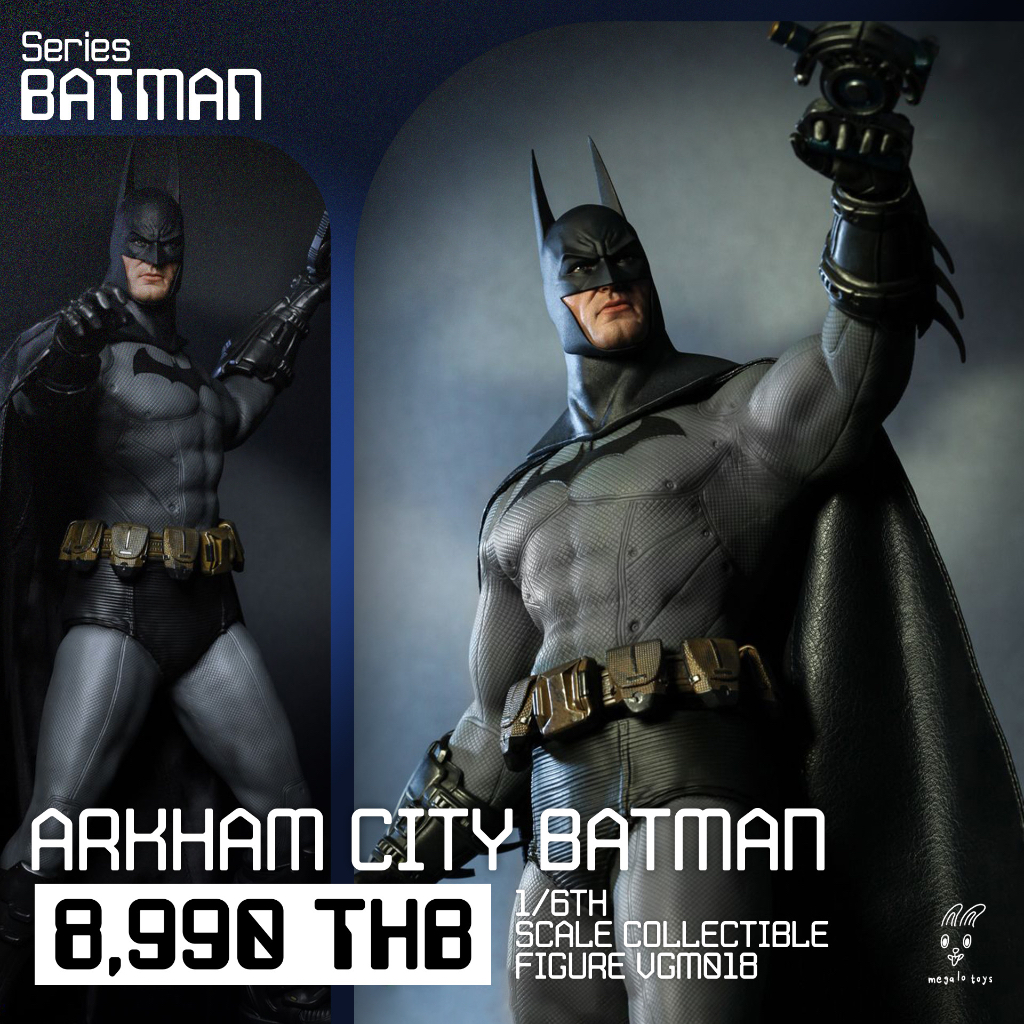 (Pre-Owned) ARKHAM CITY BATMAN 1/6TH SCALE COLLECTIBLE FIGURE VGM018 (HotToys)