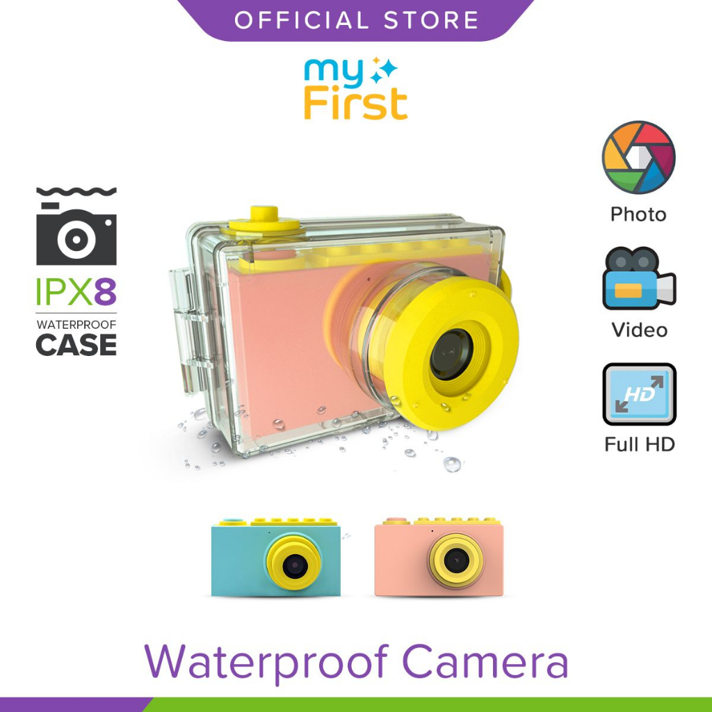 (รับประกัน1ปี) myFirst Camera 2 กล้องกันน้ำลึก 3 เมตร ชัด 8 ล้านพิกเซล