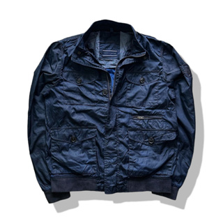 Tommy Hilfiger Navy Blue Full Zipper Jacket รอบอก 44”