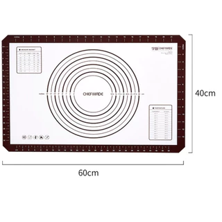 chefmade แผ่นซิลิโคนรองนวด รองอบ Silicone non-slip dough rolling and baking mat