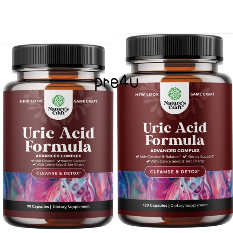 พร้อมส่ง Herbal Uric Acid Cleanse and Detox (90 & 120 Capsules)