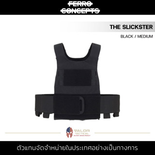 Ferro Concepts - The Slickster [ BLACK / MEDIUM ] ปลอกเสื้อเกราะ Plate Carrier ปลอกเกราะเวส ขนาดกลาง ปรับขนาดได้