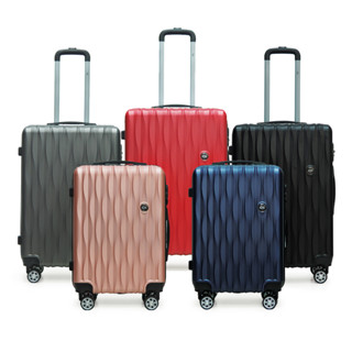 HQ LUGGAGE กระเป๋าเดินทาง ABS 4 ล้อคู่ กุญแจล็อค 3 รหัส รุ่น 8866