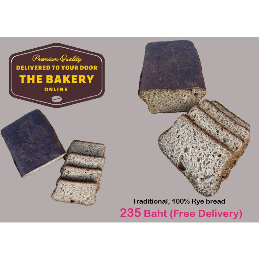 Rye Bread (Made with 100% Rye Flour)