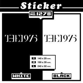 สติ๊กเกอร์ไดคัท The 1975 [Sticker PVC]