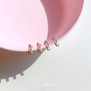 earika.earrings - jewel clip piercing  จิวหูเงินแท้จี้คลิปหนีบ (ราคาต่อชิ้น) เหมาะสำหรับคนแพ้ง่าย