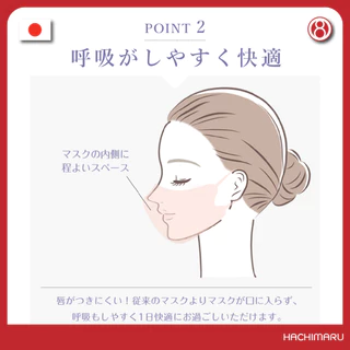 หน้ากากอนามัย Cicibella 3D Bi-Color C-Type Mask สำหรับคนหน้ากลม 10 ชิ้น นำเข้าจากญี่ปุ่น