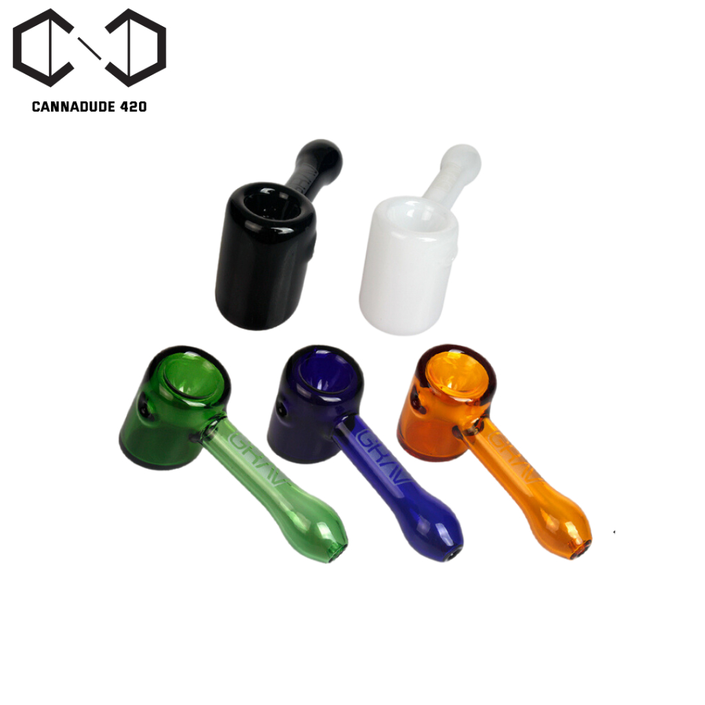 แจกันแก้ว GRAV Labs Pipe hammer with Grav logo 4.5" GR60