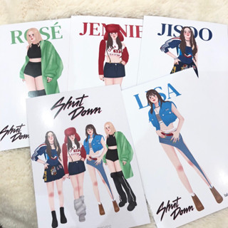 Postcard Blackpink Shut Down โปสการ์ด jisoo jennie rose lisa จีซู เจนนี่ โรเซ่ ลิซ่า BP by mommyjiminn