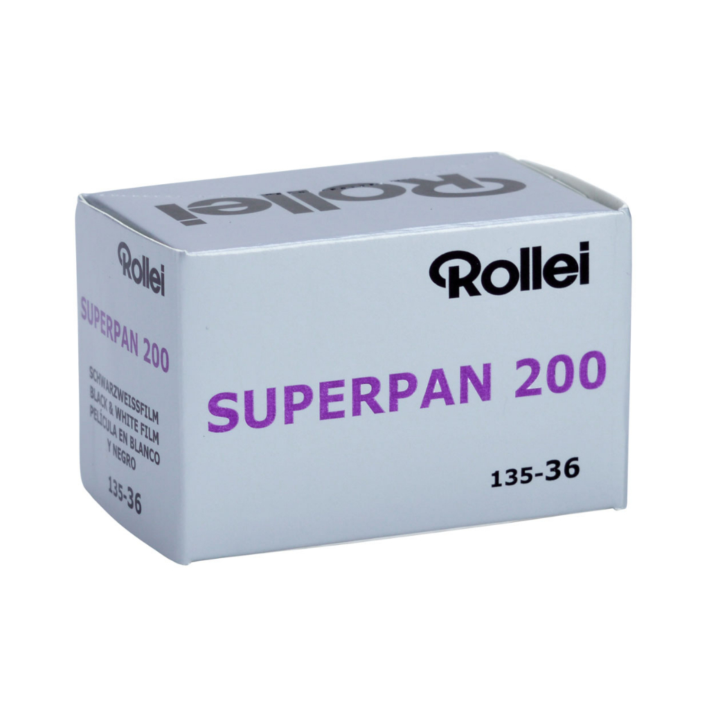 ฟิล์มขาวดำ Rollei Superpan 200 35mm 36exp B&W Film 135-36 ฟิล์ม 135