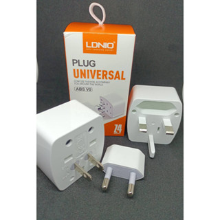 LDNIO Universal Plug 6A. Max !! ปลั๊กแปลงขาสำหรับใช้ทั่วโลก รองรับไฟ 6A