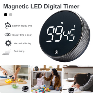 🚚COD⏲Digital Kitchen Timer นาฬิกาจับเวลาดิจิตอล Led นาฬิกาจับเวลาทำอาหาร เสียงดังฟังชัด พร้อมฐานแม่เหล็กด้วยตนเอง