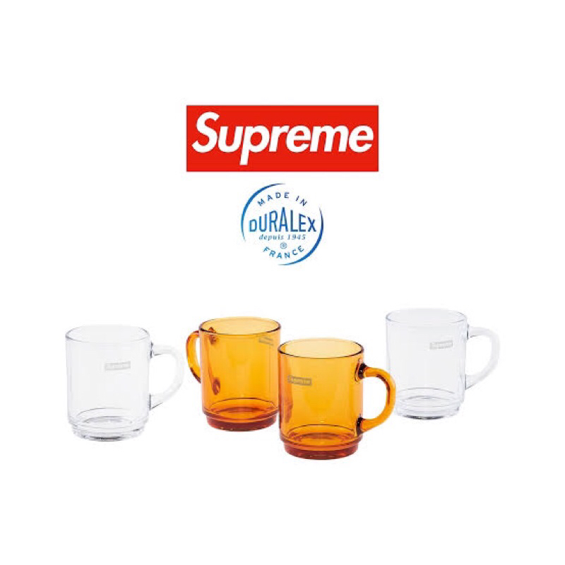 💥สินค้าพร้อมส่ง💥 JDBOY - Supreme duralex glass cup SS23 ของแท้💯