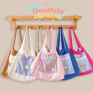 [ ทักแชทสอบถามสต๊อคก่อนกดสั่งซื้อ! ] — * Crayon tote bag 🍬 กระเป๋าผ้าใบใหญ่สีสดใส เหมาะกับซัมเมอร์นี้เป็นที่สุด