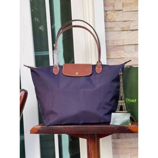 📮@1,590.-(L หูยาว)🎁🎁SPECIAL DISCOUNT SALE ลด 9.9%🎁🎁 +🛒🛒ส่งฟรี EMS🛒🛒LONGCHAMP LE PLIAGE ORIGINAL SHOULDER BAG L ( หูยาว )