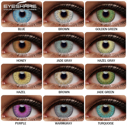 EYESHARE New York PRO Series มีสีคอนแท็กเลนส์สำหรับ Eyes คอสเพลย์เลนส์ บิ๊กอายตาหวานโคเรีย ตาโตแบ๊วๆ