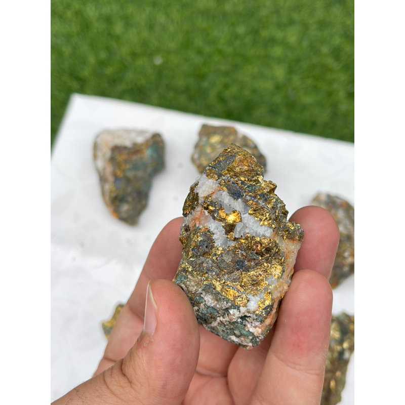 1 Pc Random Pick Natural Rainbow Pyrite Bornite Mineral for healing and Meditation