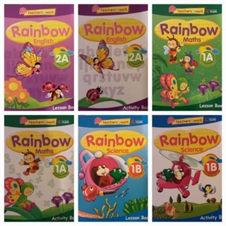 Rainbow English K.2A/Math K.1A/Science K.1B# แบบเรียนและแบบฝึกหัดวิชา อังกฤษ คณิต วิทย์ ชั้นอนุบาล#