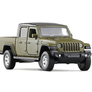 โมเดลรถกระบะ 1:36 JEEP Gladiator Jeep Off-road ทำด้วยเหล็ก เปิดประตูได้ ถ้าดึงถอยหลังรถจะวิ่งไปข้างหน้า -ของเล่น ของโชว์