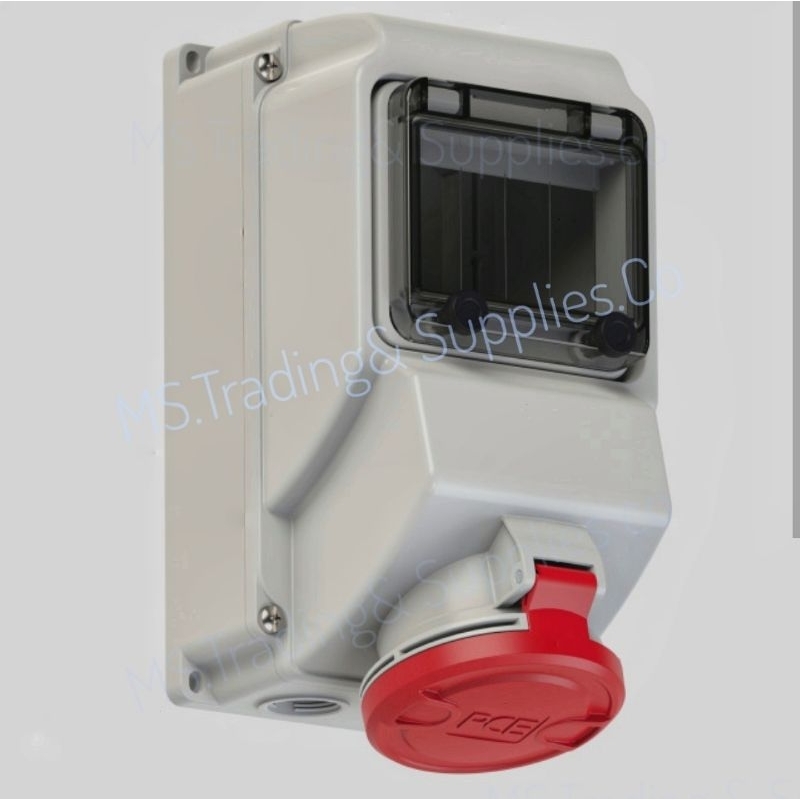 Haco *75243-6 Power Plugs Haco 75243-6 เต้ารับพร้อมอุปกรณ์เสริมราง Din ชนิดลอย Wall Sockets with Din