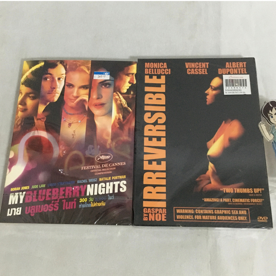 (มือสอง) DVD My Blueberry Nights , Irreversible (2003) ลิขสิทธิ์แท้