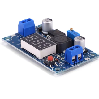 Discofamily LM2596 LM2596HVS DC-DC Step Down Module Adjustable Buck Converter พร้อมโวลต์มิเตอร์ LED