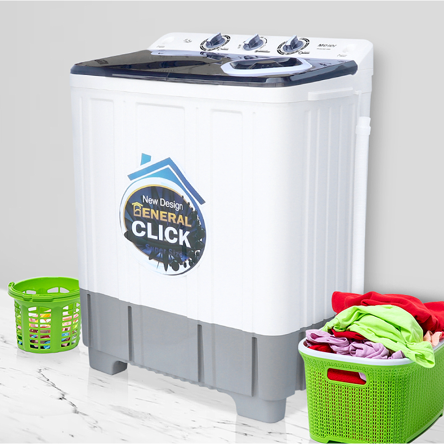 MEIER เครื่องซักผ้า 2 ถัง 7.5 kg. / 8.5 / 10.5 / 13kg เครื่องซักผ้าสองถัง เครื่องซักผ้ากึ่งอัตโนมัติ