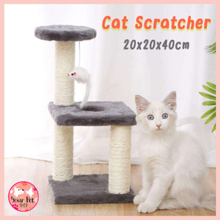 ที่ฝนเล็บ ที่ฝนเล็บแมว ที่ลับเล็บแมว Cat Scratcher ราคาถูก รุ่น 2 ชั้น ขนาด 40x20x20cm สก็อตติช โฟลด์ เปอร์เซีย สีสวาด