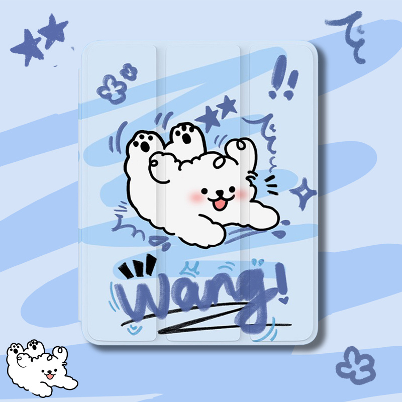 ส่งจากไท น่ารัก ลูกสุนัข dog iPad 10.2 Gen8 9 2021 เคสไอแพดAir4 5 10.9 11pro 2022 gen10 Case for ใส่ปากกาไดAir1 2