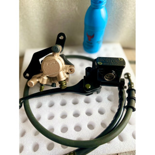 ปั้มเบรคเวป110iยกชุด ปั้มล้าง+ปั้มบน+สาย+นำ้มันเบรค ยกชุดกัน…