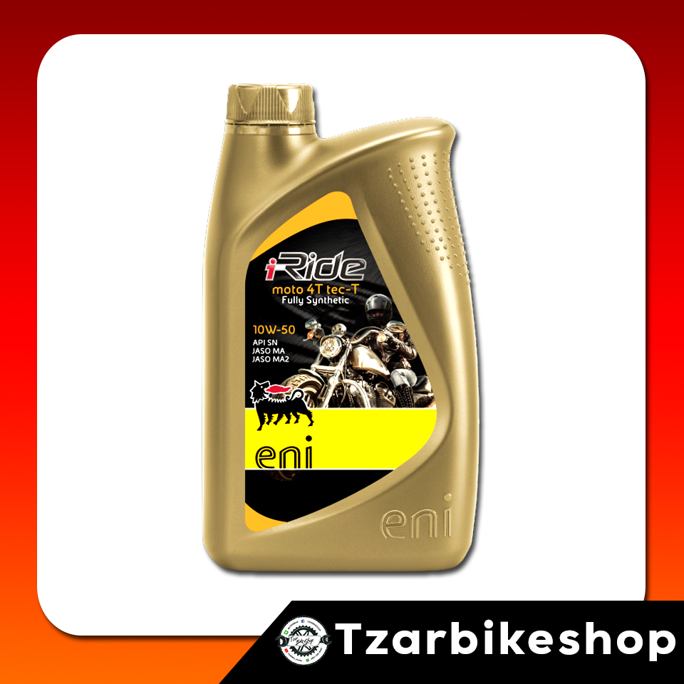 น้ำมันเครื่อง Eni Lubricants  I-Ride  10W50  เกรดสังเคราะห์แท้ 100%