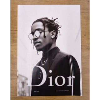 โปสเตอร์ ads Dior Asap Rocky