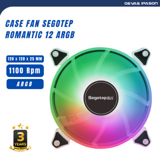 SEGOTEP CASE FAN (พัดลมเคส) ROMANTIC 12 ARGB ขนาด 120 mm. รับประกัน 3 ปี โดย Devas IPASON