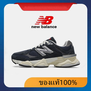 New Balance 9060 Navy blue Sports shoes ของแท้ 100 %