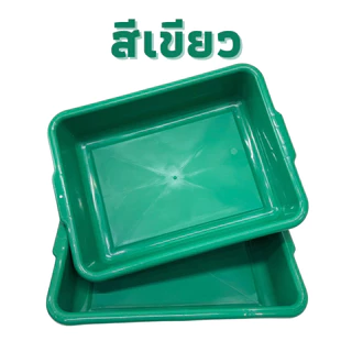 (12 ชิ้น) กระบะ 51 คละสี กระบะพลาสติก ปลูกผัก เลี้ยงปลา แหน กระบะอเนกสงค์ (JJ DUO SHOP)