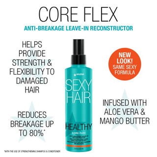 SEXYHAIR Healthy Core Flex 250 ml.เซ็กซี่ แฮร์ สตรอง คอร์ เฟล็ก อาหารผมชนิดไม่ต้องล้างออก 250 มล.