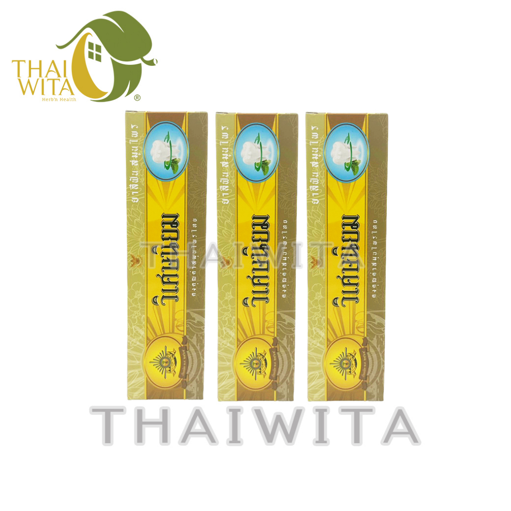 [แพ็ค 3 หลอด] ยาสีฟันวิเศษนิยม VISET-NIYOM แบบหลอด 100 กรัม (3 หลอด)