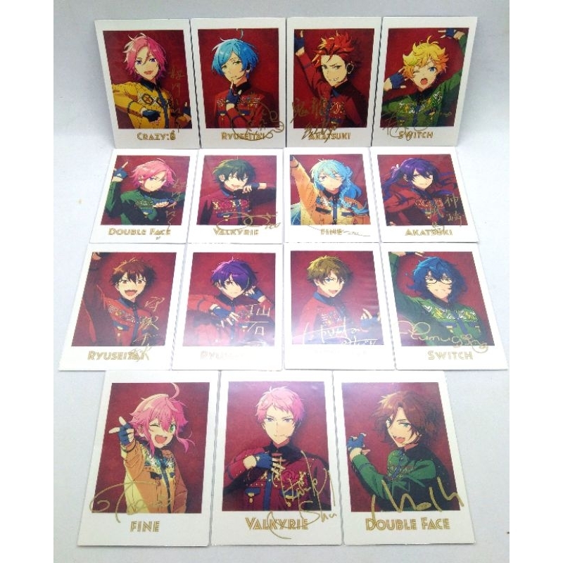 🌋ถูกลิขสิทธิ์🌋ของสะสม โพลารอยด์ ลายเซ็น (Ensemble Stars)